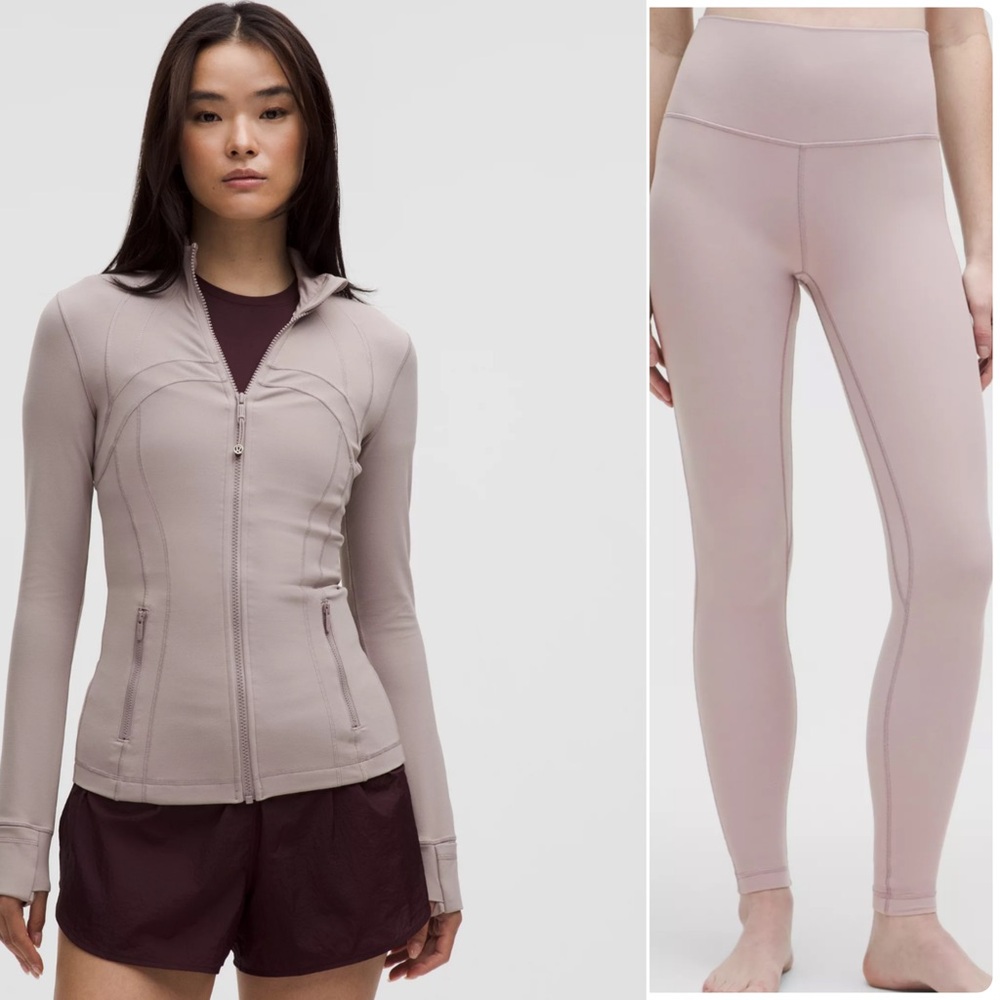 NWT’S LULULEMON SET IN MAUVE GREY!